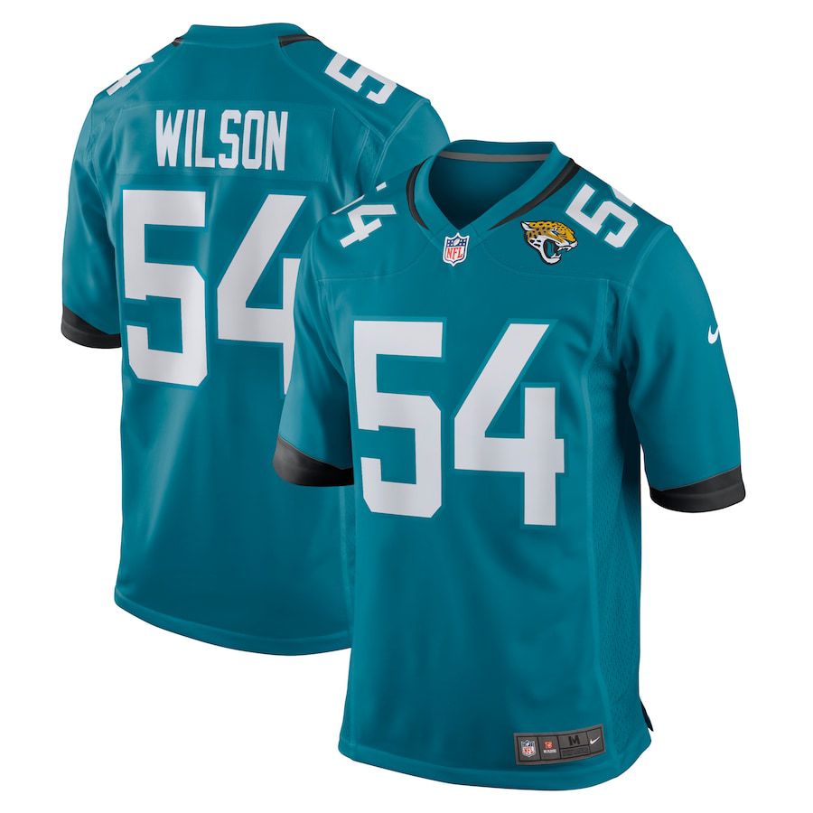 Men Jacksonville Jaguars #54 Damien Wilson Nike Green Game NFL Jersey